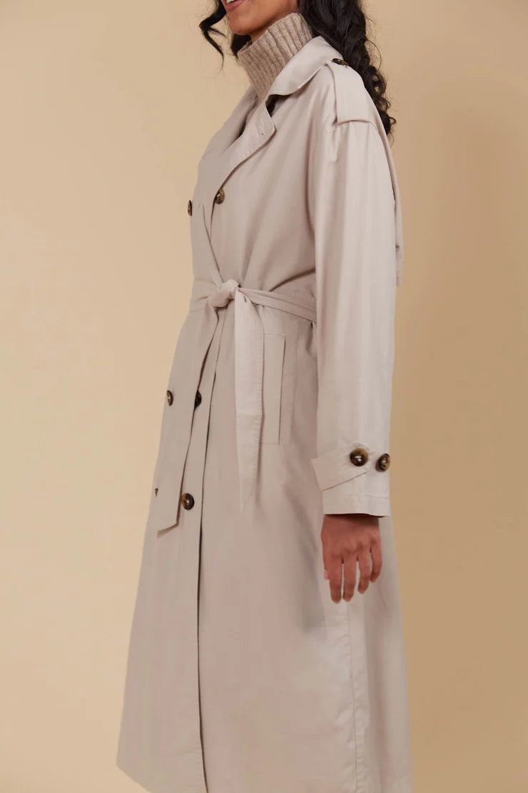 Freya Trench Coat - Canvas