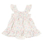 BONNIE PRINT ORGANIC OVERLAY DRESS