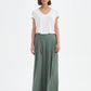Pleat Front Palazzo Pant Petrol