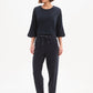 BARREL LEG LOUNGE PANT - Navy