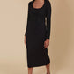 Juno Knit Skirt - Onyx