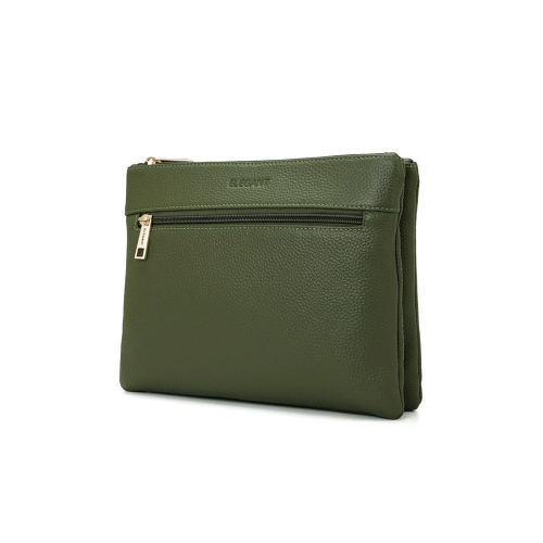 Flynn Leather Crossbody Bag Olive
