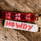 Howdy Beaded Keychain.