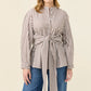 Quinn Wrap Shirt - Chocolate
