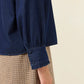 Sloane Denim Frill Shirt Indigo