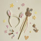 Stripy Bunny Clips