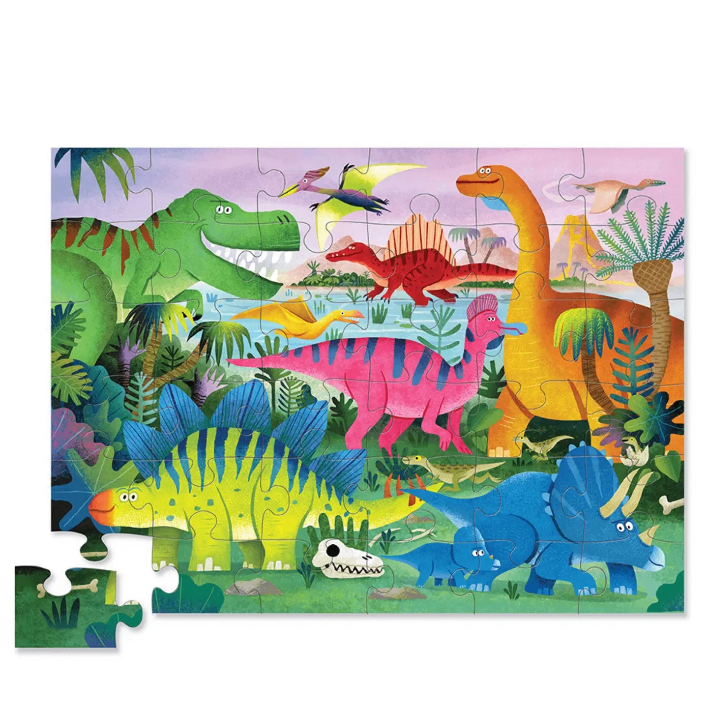 Classic Floor Puzzle 36 Pc - Dino Land