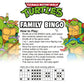 Teenage Mutant Ninja Turtles Family Bingo