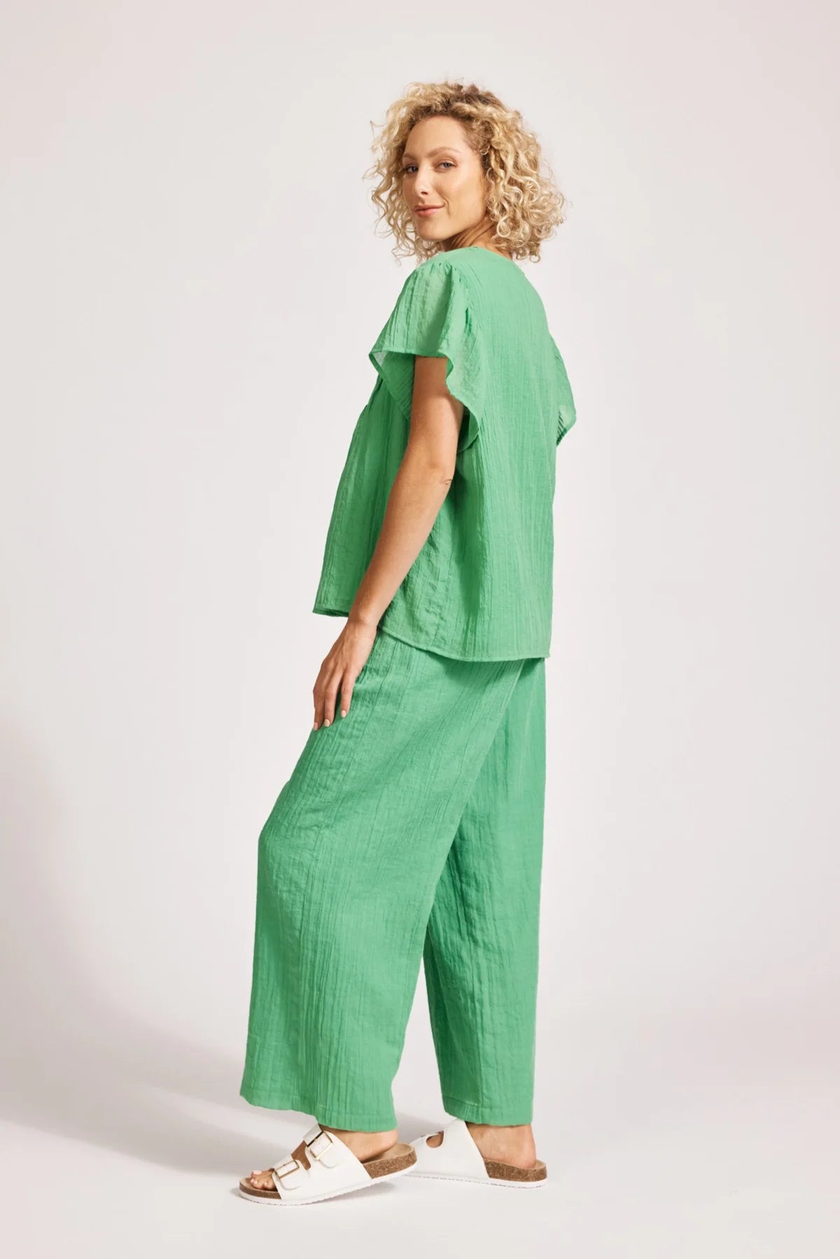 Orsula Crop Pant Jade