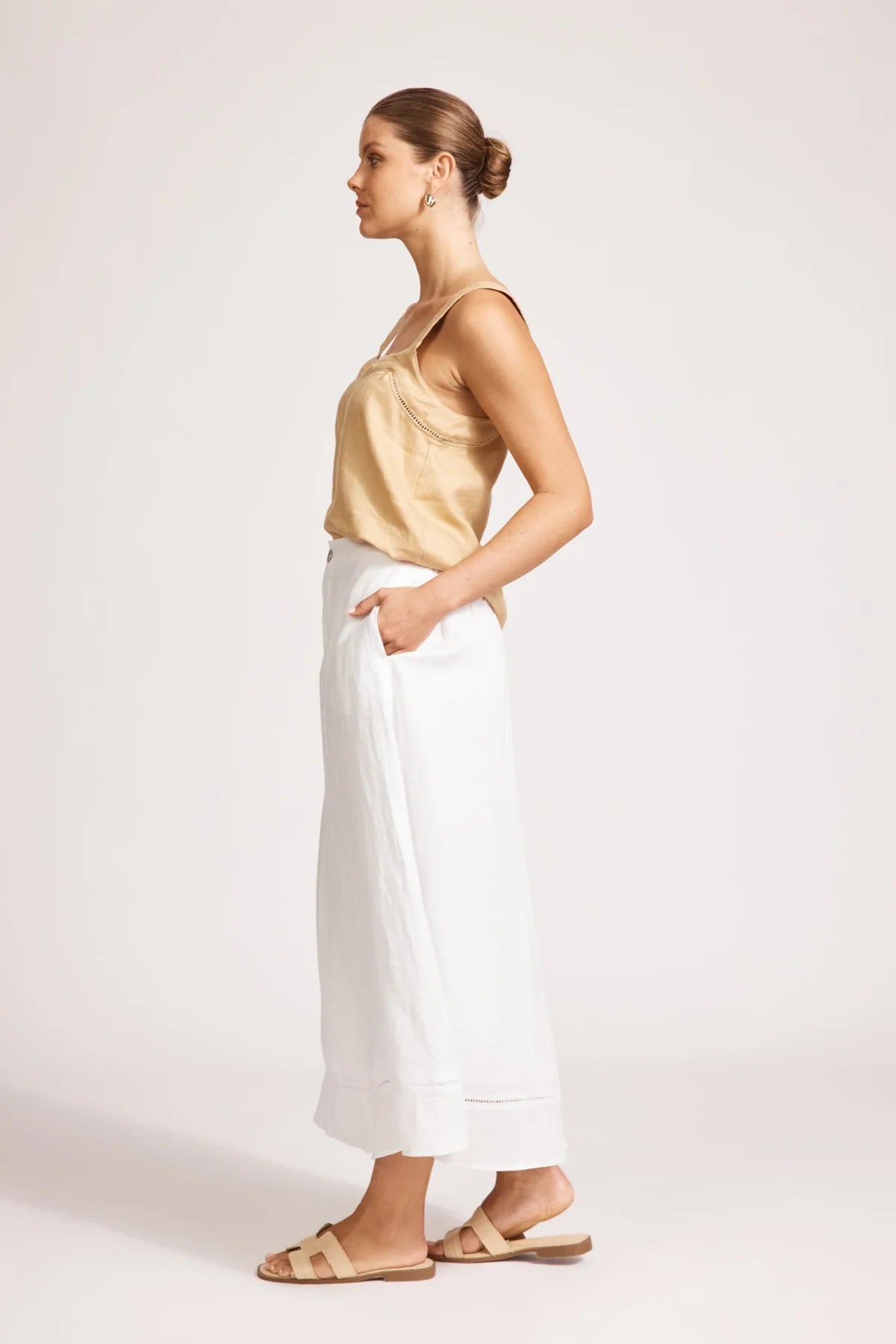 Miramar Maxi Skirt- White