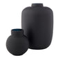 Rogue Sophie Vase Large Black 20x20x27cm