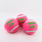 Pack of 3 Squeaky Balls: Pink