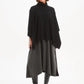 Crossover Wrap Knit - Charcoal (One Size)