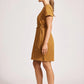Francia Tie Dress - Caramel