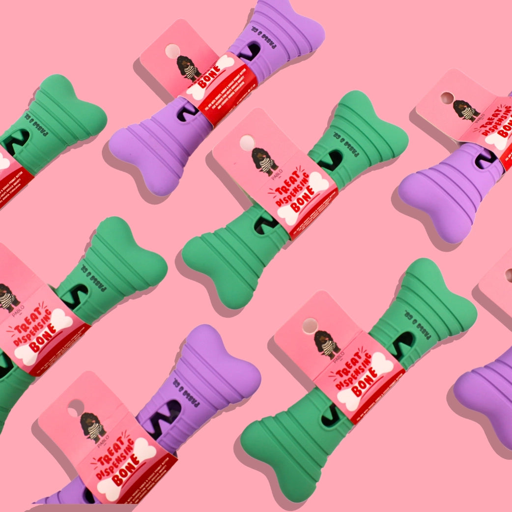 Treat Dispensing Bone - Purple