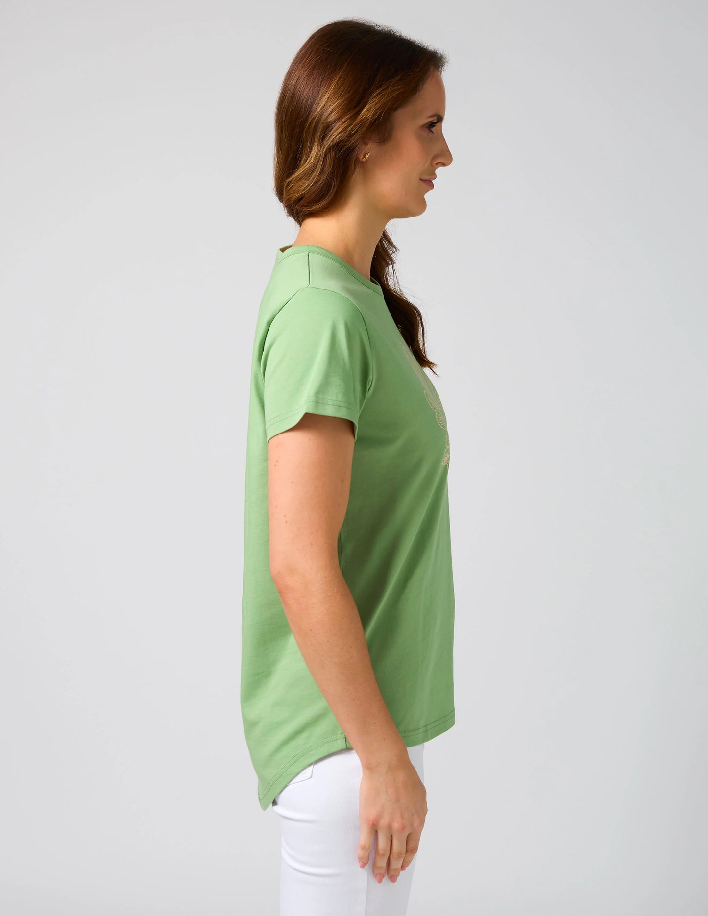 Classic Tee Ibiza Bloom - Vintage Green