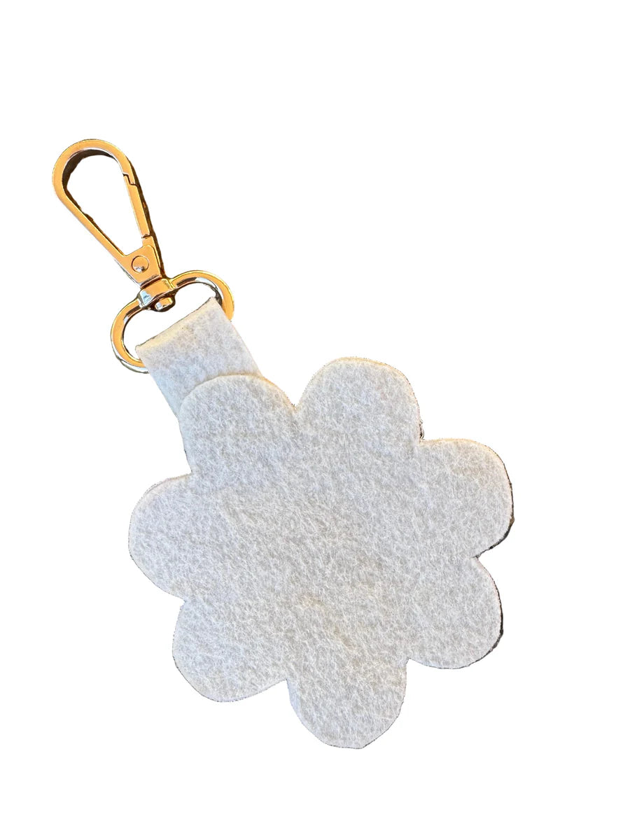 Daisy Chain Beaded Keyring