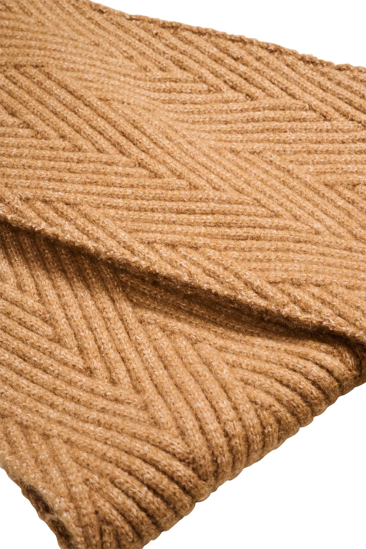 Sable Knit Scarf  -  Mocha