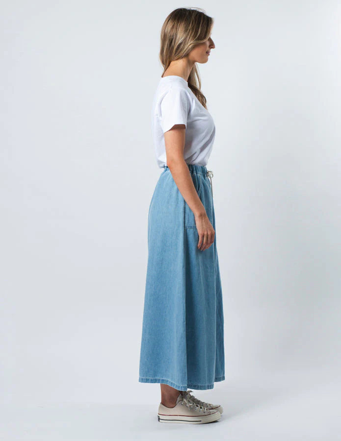 Ingrid Skirt Light Blue Wash