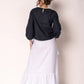 “Gessica Linen Skirt White