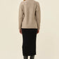 Miru Button Cardigan - Stone