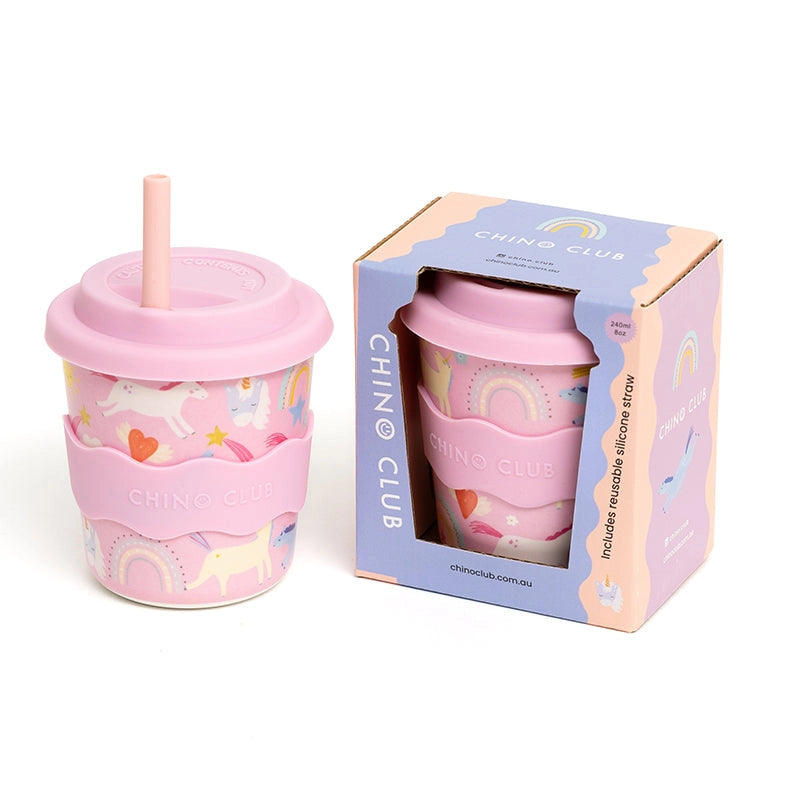 Pink Unicorn  Babychino Cup 4oz