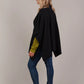 Palmer Knit Cape One Size - Black