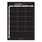 Lunchbox Planner Magnet  - Black