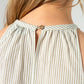 Nyla Dress Khaki Stripe