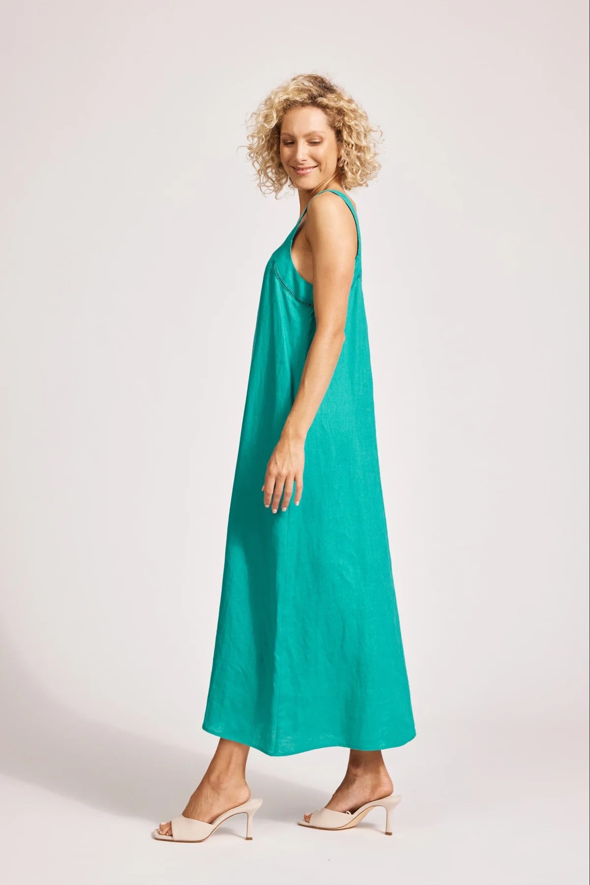 Miramar Tank Maxi Dress -  Lagoon