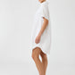 Studio Short Shirt Dress White