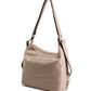 Rosanna Leather Convertible Backpack Putty