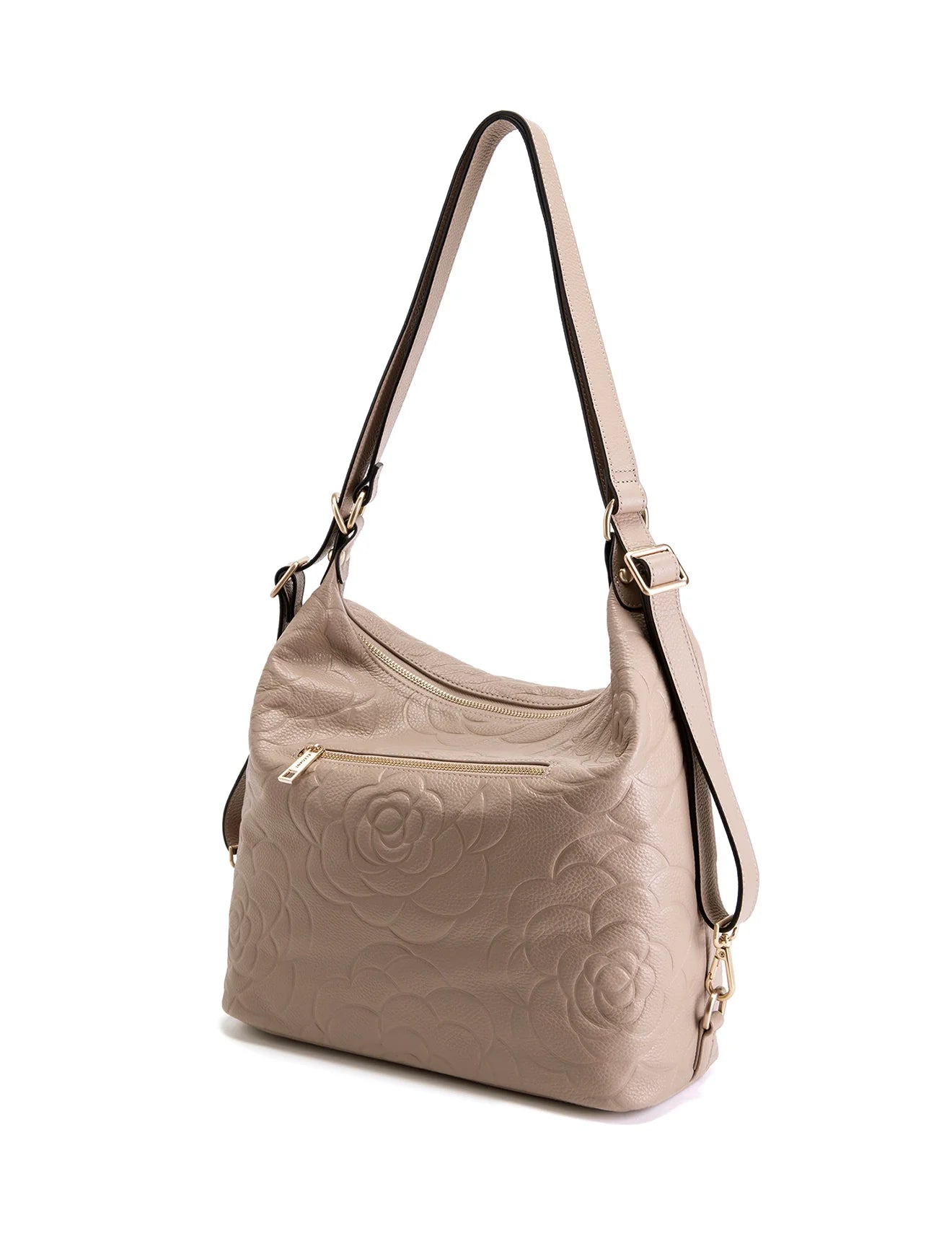 Rosanna Leather Convertible Backpack Putty