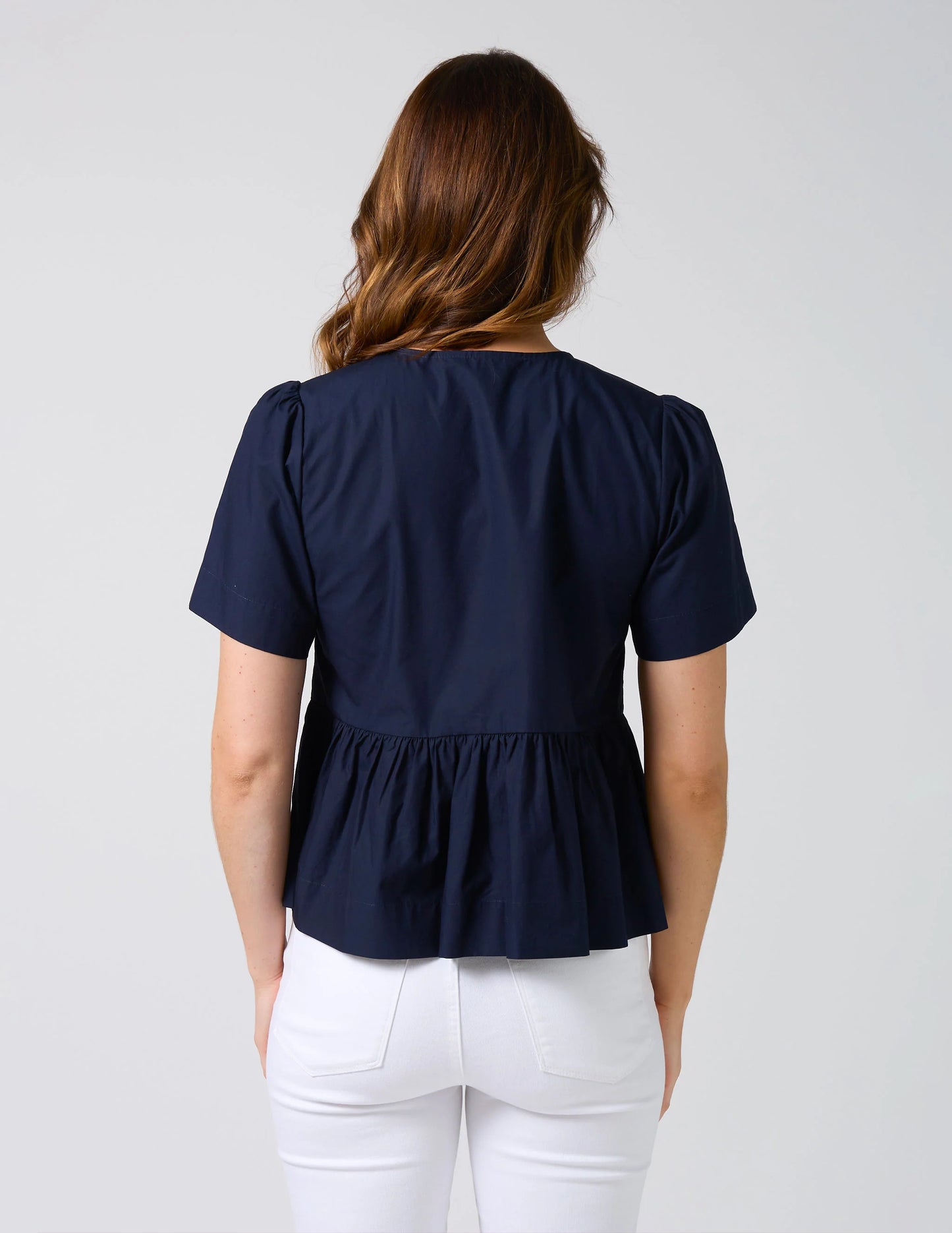 Eva Blouse - Navy