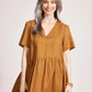Miramar Midi Dress - Caramel