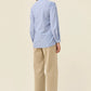 Quinn Wrap Shirt - Cobalt