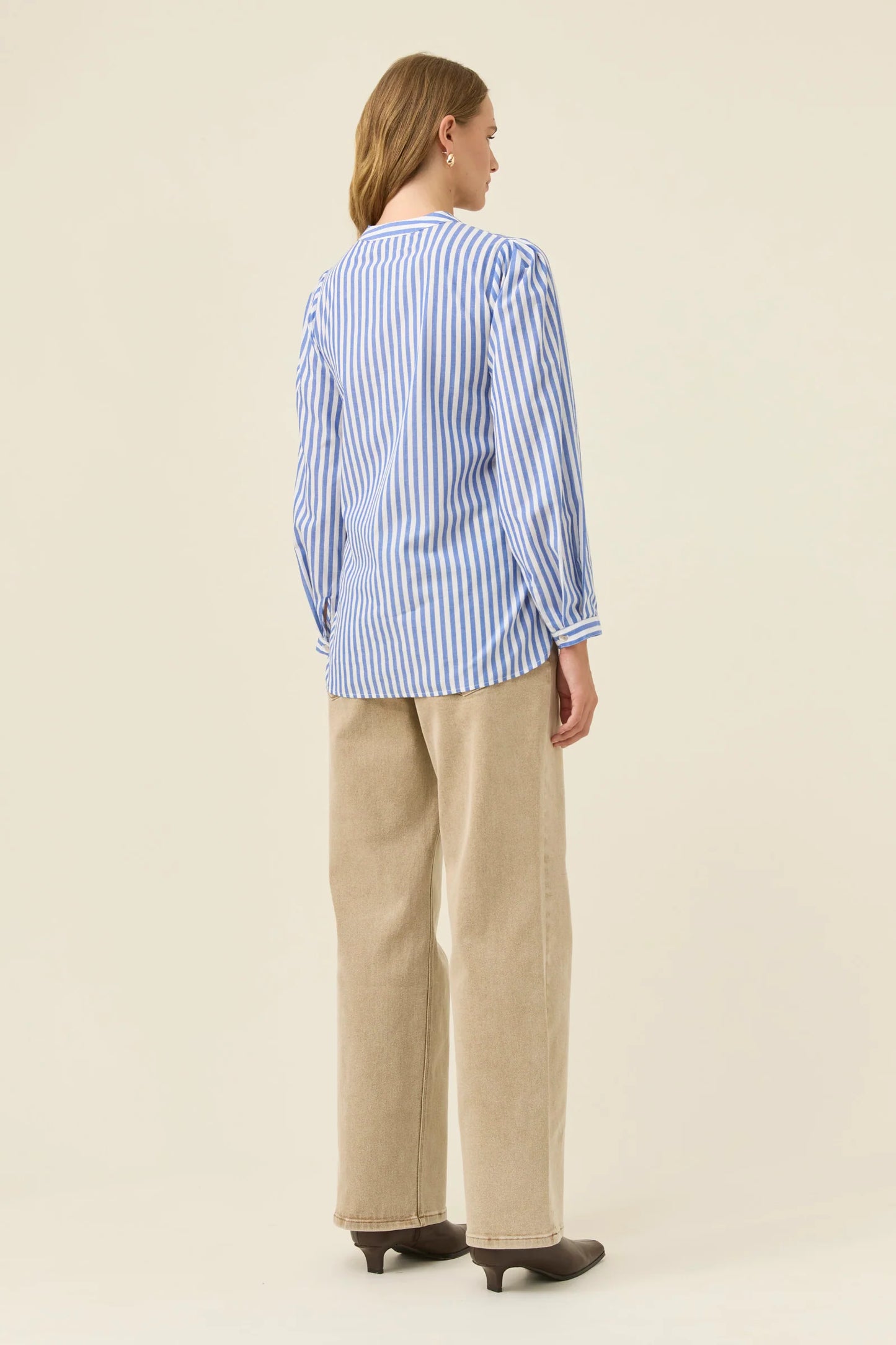 Quinn Wrap Shirt - Cobalt