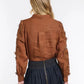 Giselle Chantilly Shirt - Brandy