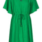 Halcyon Tie Dress Emerald
