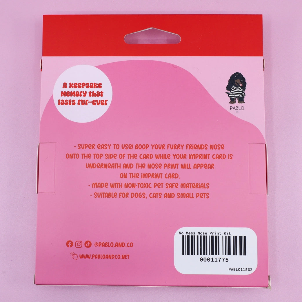 No Mess Nose Print Kit (Cats, Dog & Small Pets)