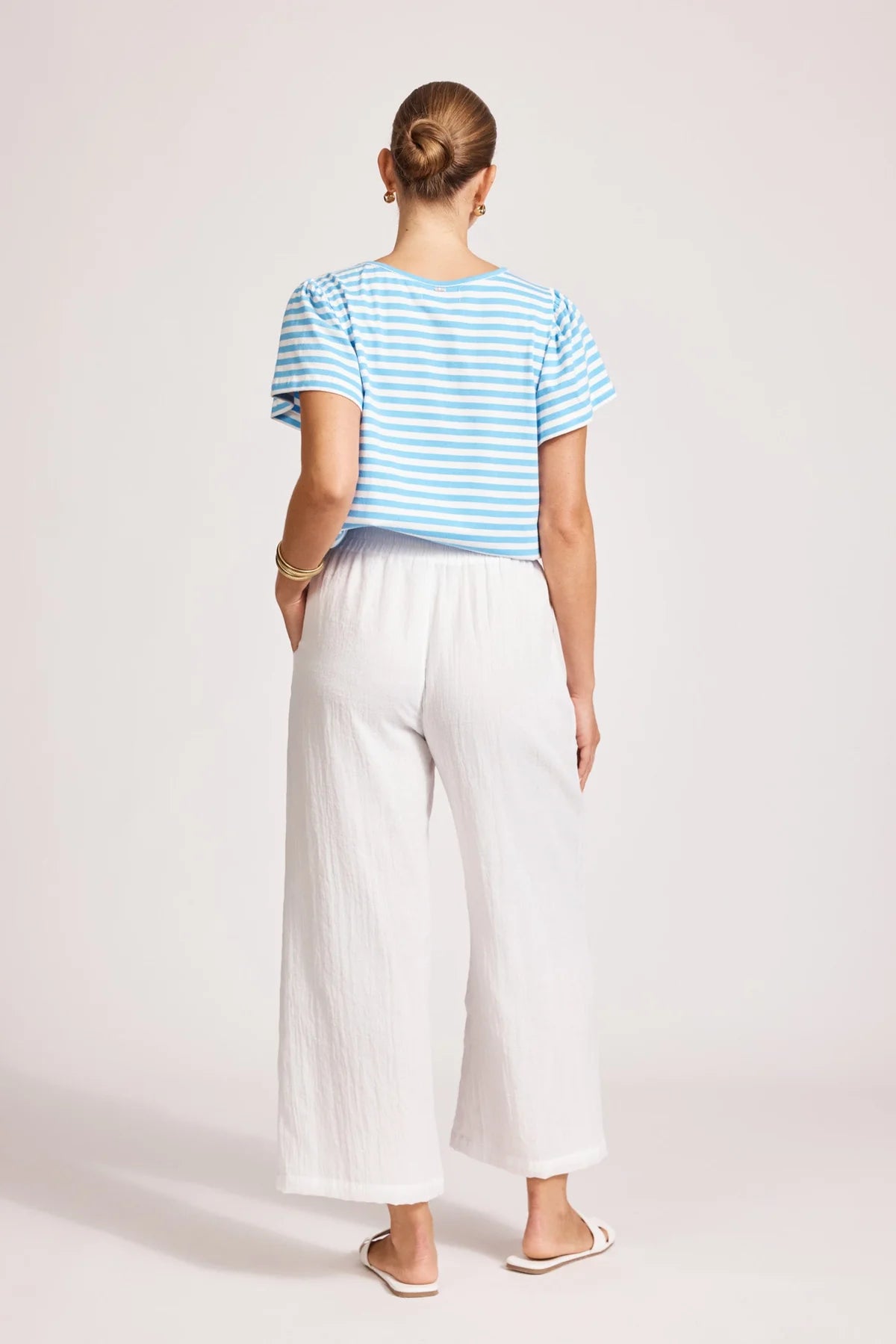 Orsula Crop Pant White