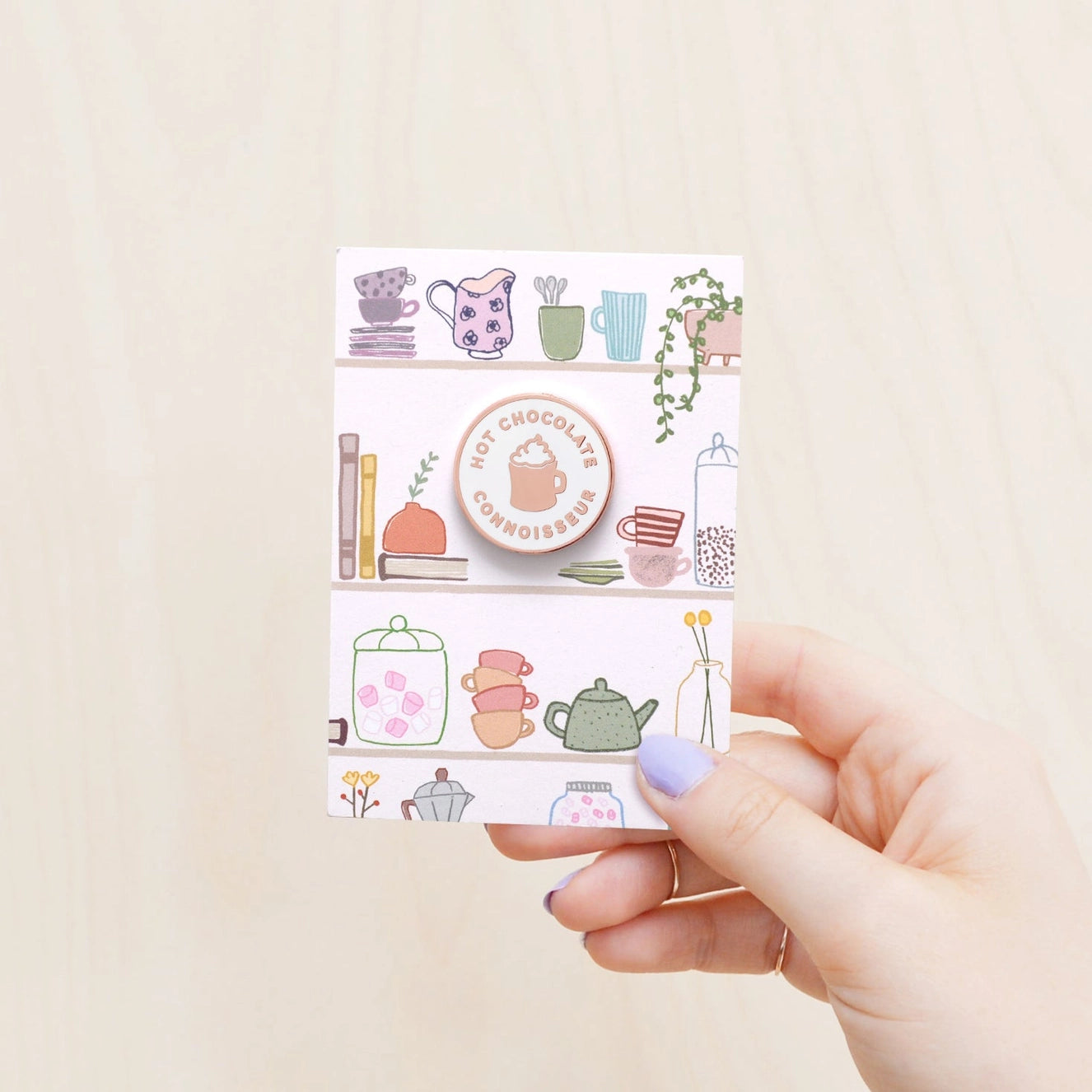 Hot Chocolate Connoisseur - Enamel Pin