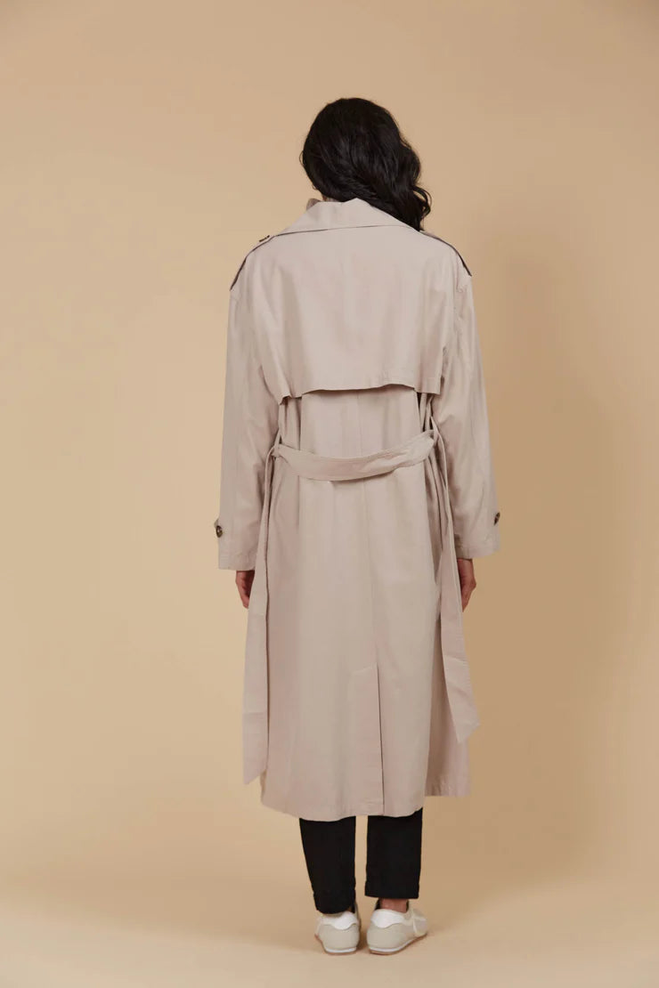 Freya Trench Coat - Canvas