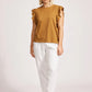 Francia Frill Tank Caramel