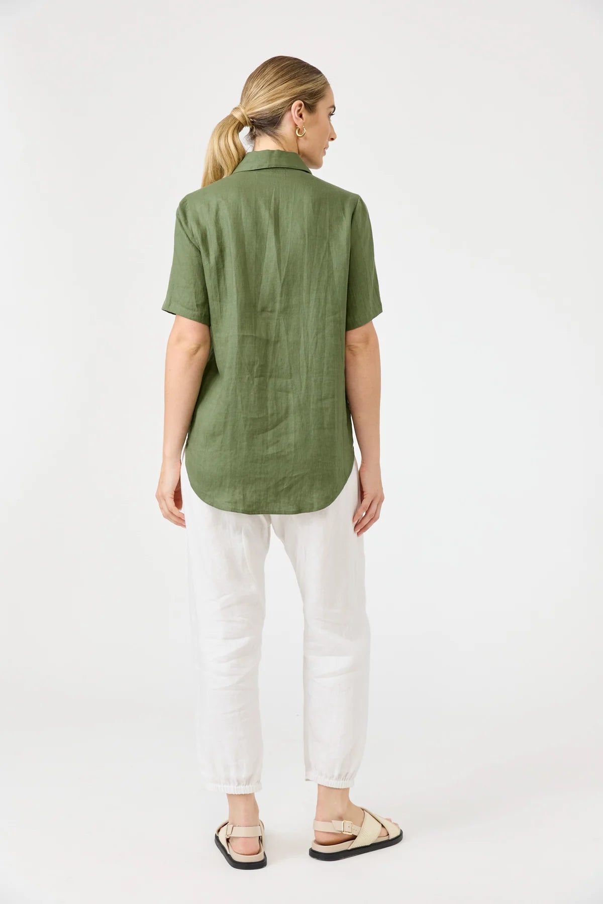 Studio Short Sleeve Shirt Olive