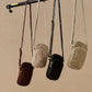 Sable Phone Bag - Stone