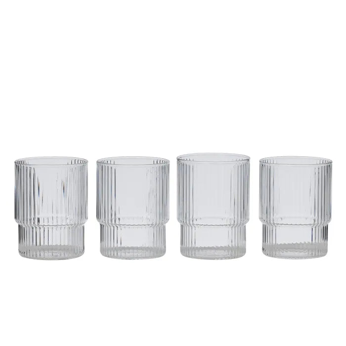 Cortes Set of 4 Glass Tumblers