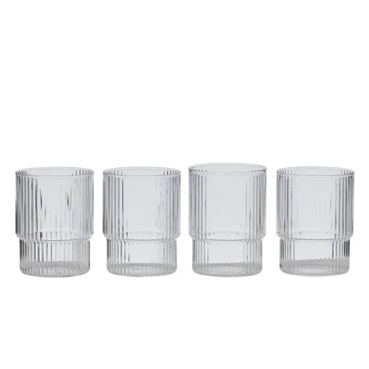 Cortes Set of 4 Glass Tumblers