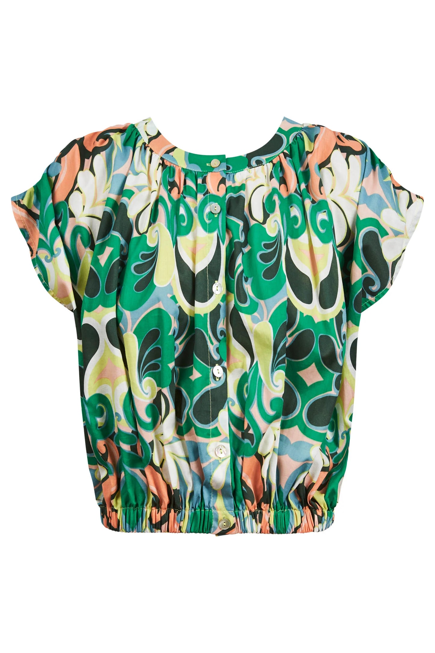 Aurora Reversible Crop Top - Paisley