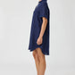 Studio Short Shirt Dress Indigo